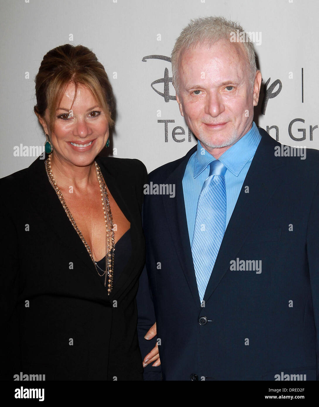 Nancy Lee Grahn and Anthony Geary 2012 TCA Summer Press Tour - Disney ABC Television Group Party held at The Beverly Hilton Hotel Beverly Hills, California - 27.07.12 Stock Photo
