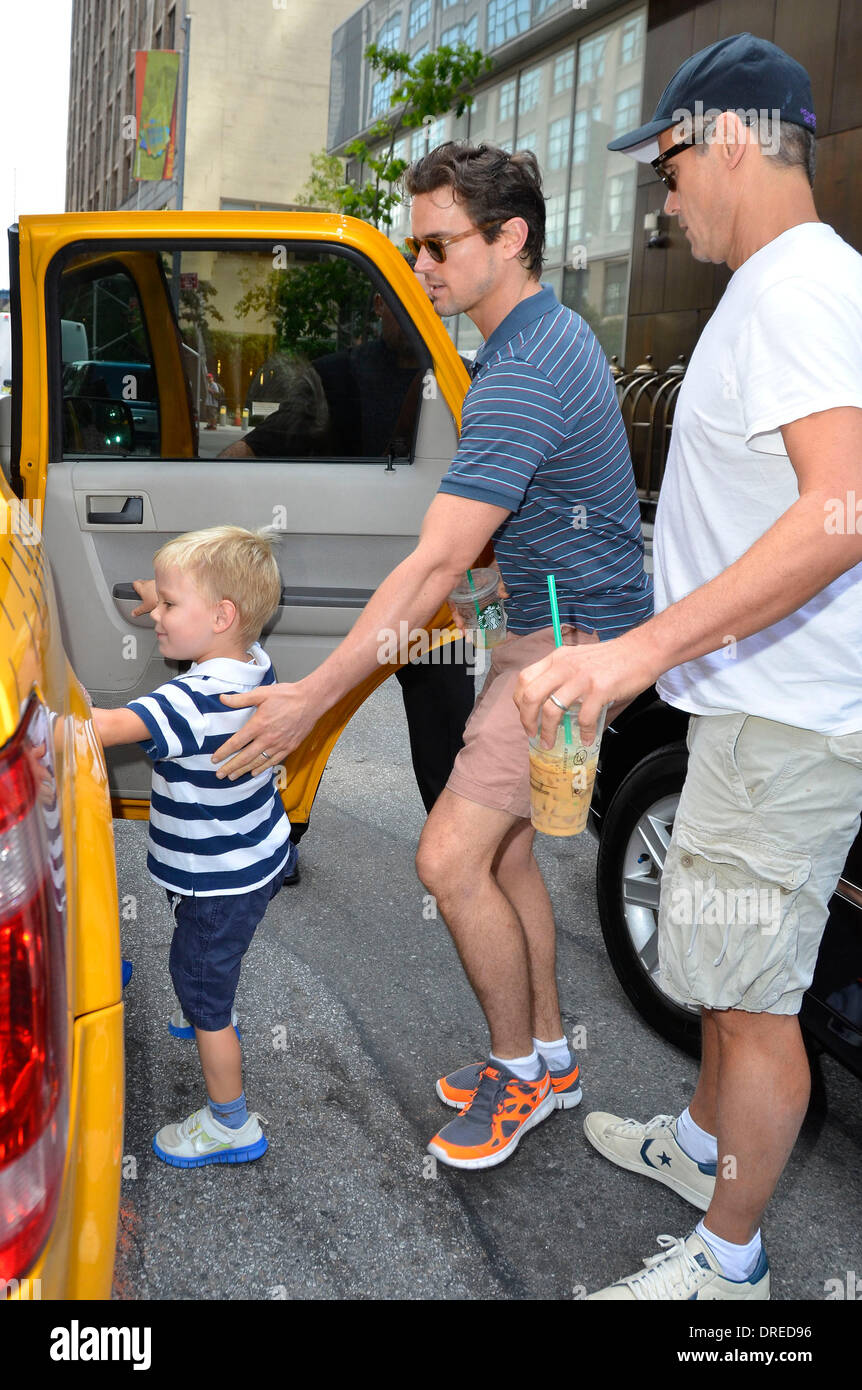 Matt Bomer and his sons out and about in Soho New York City, USA - 27.
