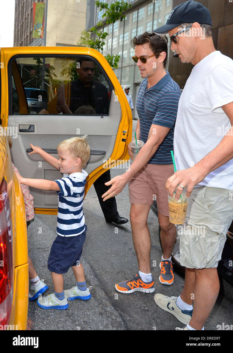 Matt Bomer and his sons out and about in Soho New York City, USA - 27.