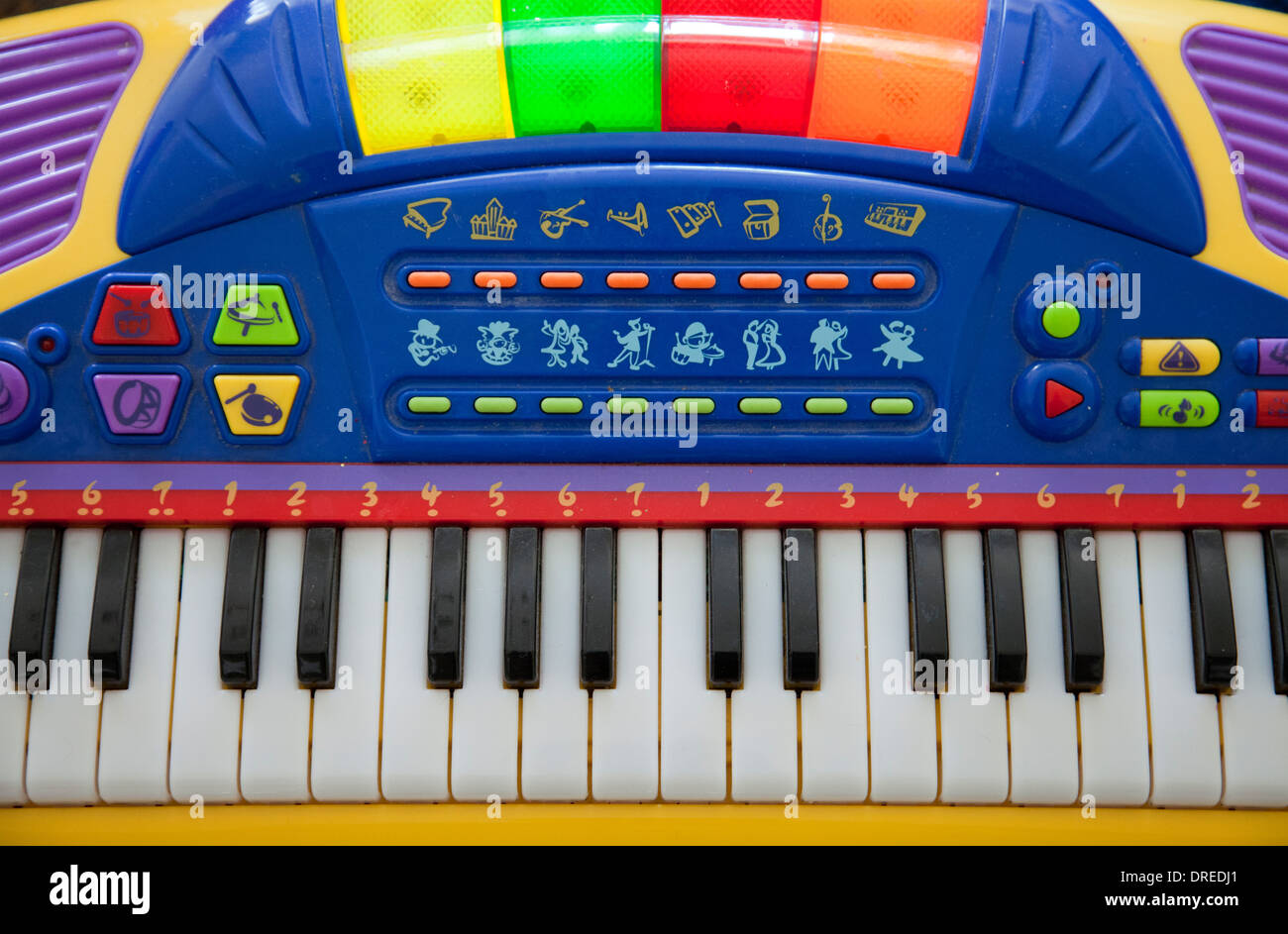 Child's Play Keyboard Stock Photo