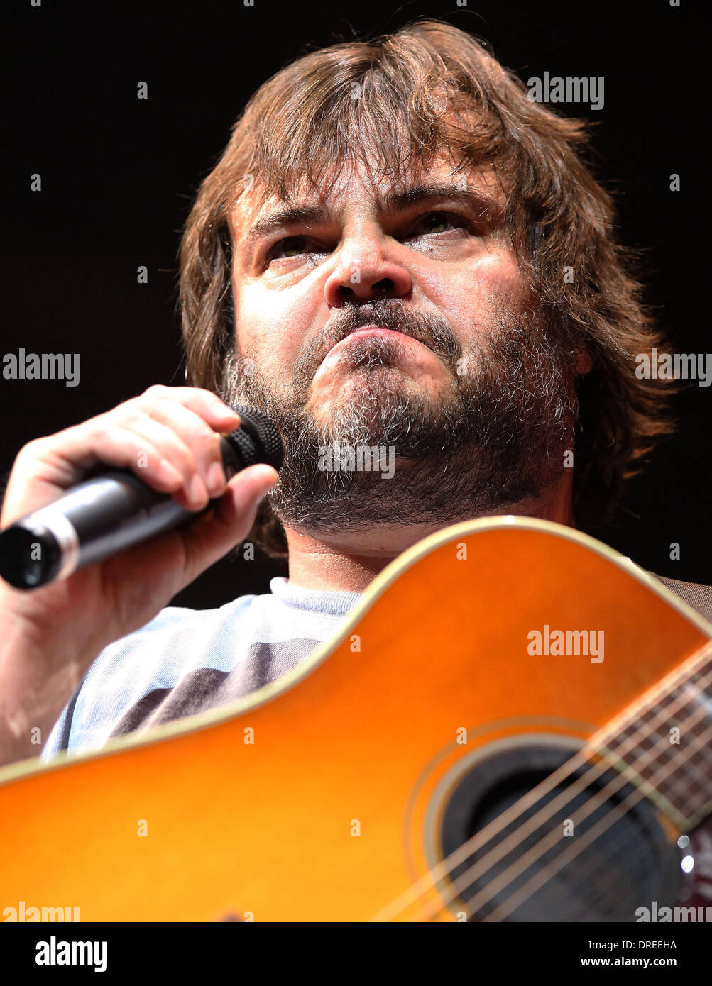 Jack Black Tenacious D perform live at The House of Blues Las Vegas, Nevada - 28.07.12 Stock Photo