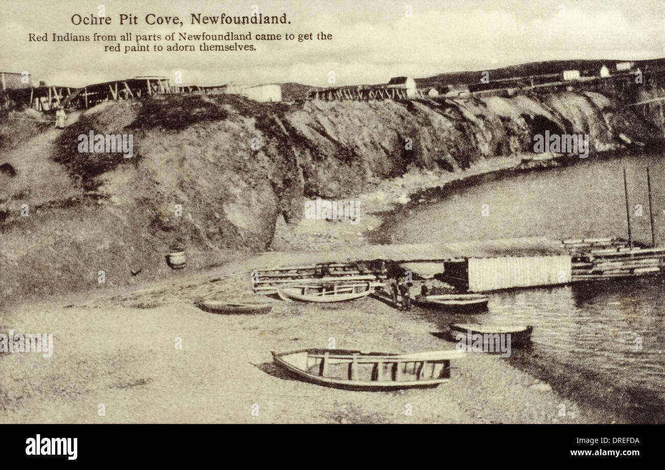 Ochre Pit Cove Newfoundland Stock Photo Alamy