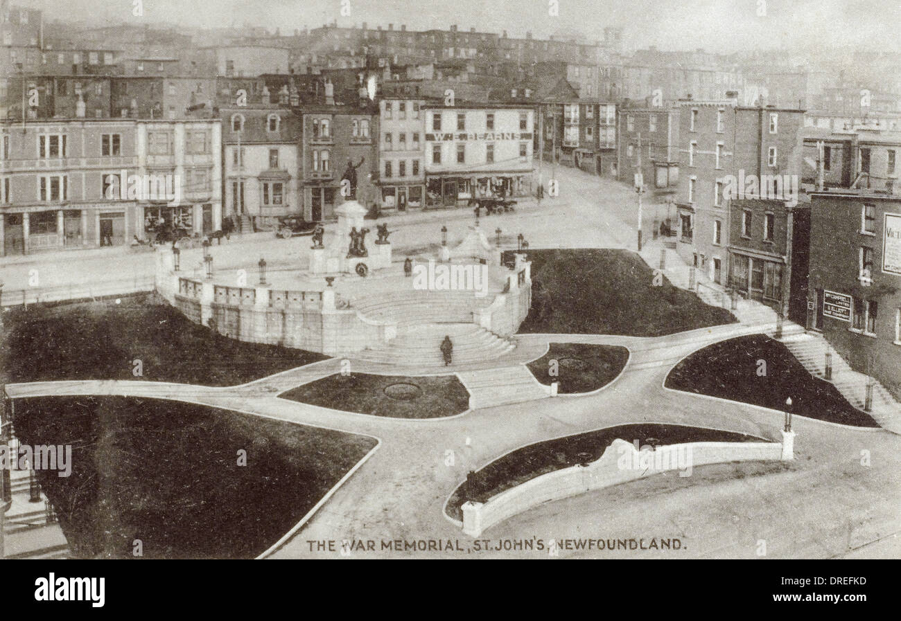 St. Johns Newfoundland The National War Memorial Stock Photo Alamy