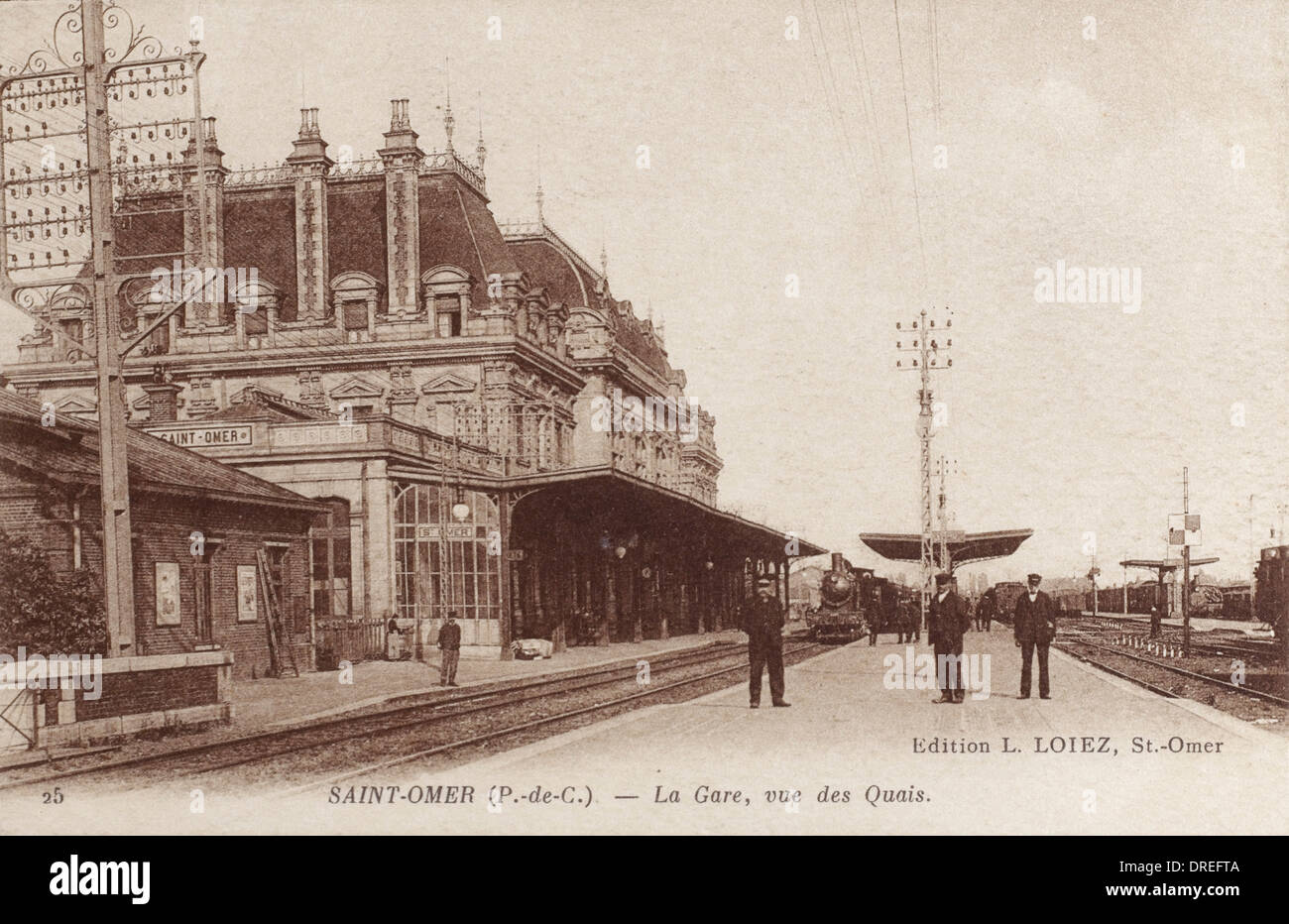 SaintOmer, France Platforms on the Railway Station Stock Photo 66087962 Alamy