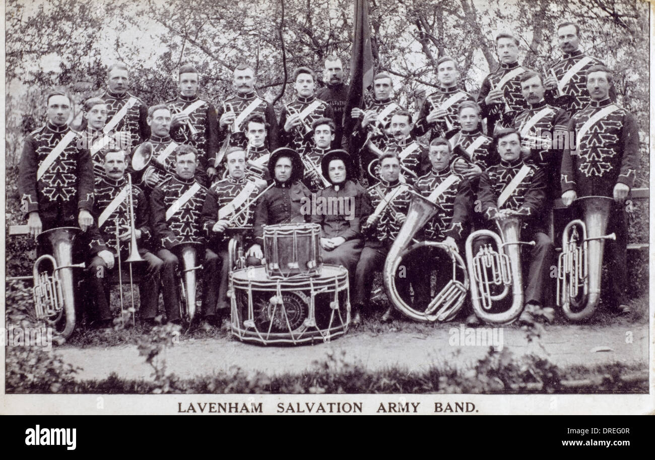 The Lavenham Salvation Army Band, Suffolk Stock Photo