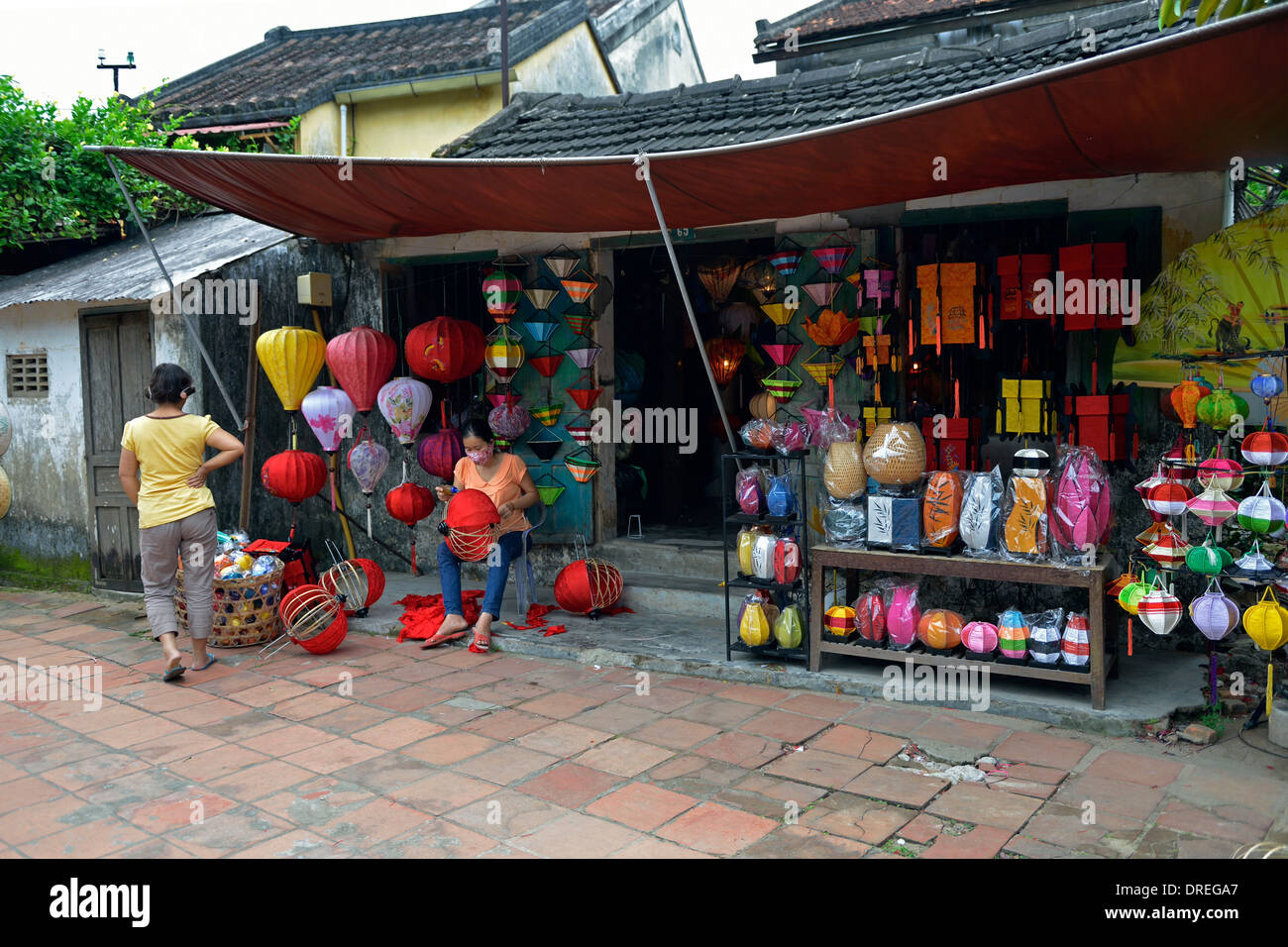Lantern shop Stock Photo