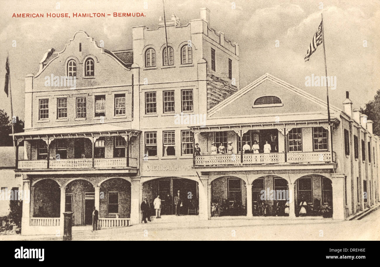 Bermuda - Hamilton - The American House Hotel Stock Photo