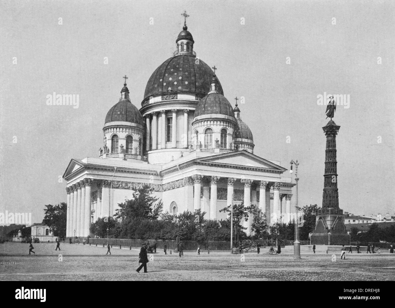 Trinity Cathedral, St Petersburg, Russia Stock Photo