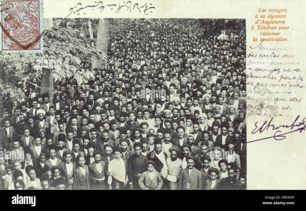 The Constitutional Revolution in Iran (2/4) Stock Photo