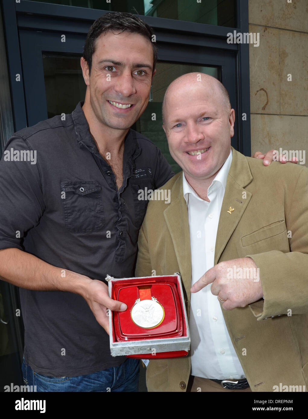 Former Irish Olympic medal winners for Boxing Egan (Silver in Beijing 2008) & Michael