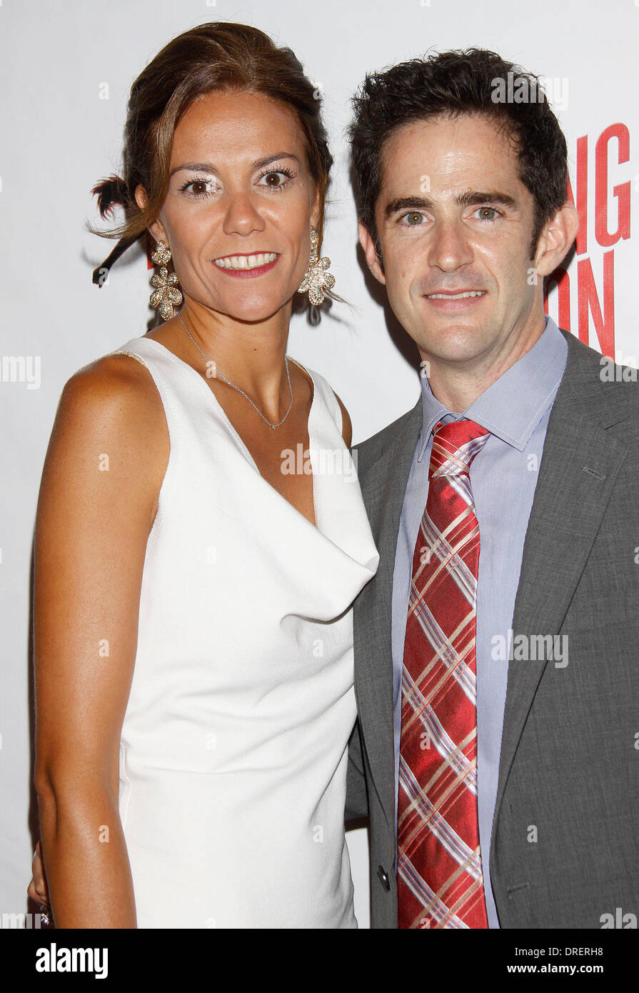 Elly Blankenbuehler and Andy Blankbuehler Broadway opening night of Bring It On The Musical at the Saint James Theatre Arrivals New York City USA 01.08.12 Stock Photo Alamy