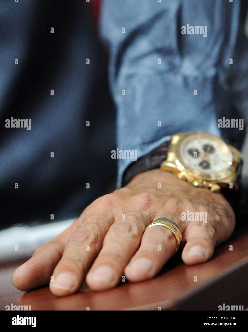 Marc Anthony still wearing his wedding ring, opens Obama For America  Campaign Office in Little Havana. Miami, Florida - 02.08.12 Stock Photo -  Alamy