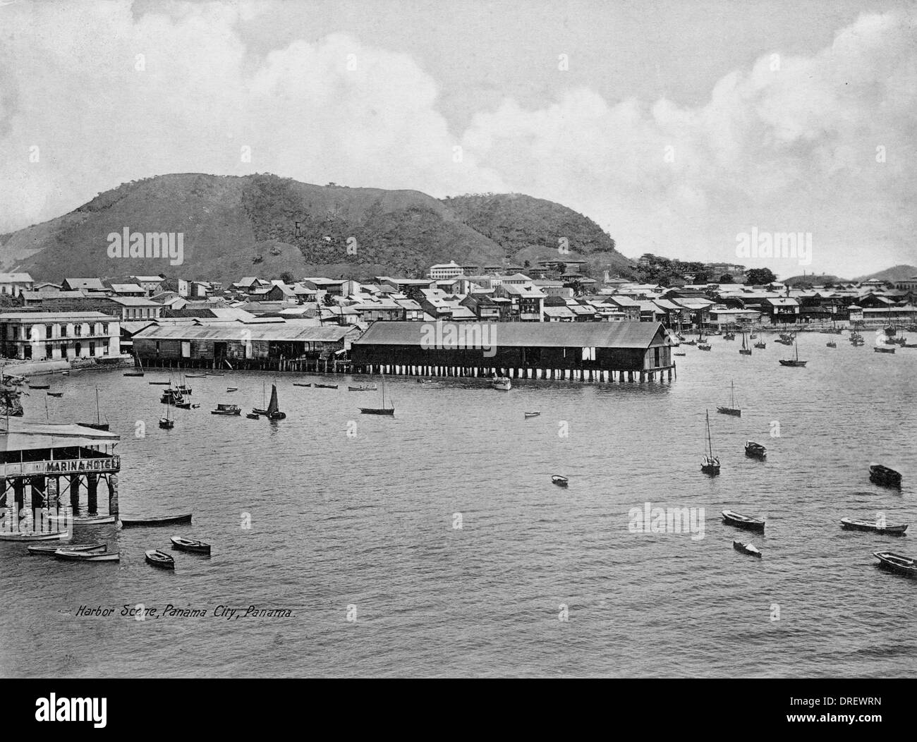Harbour Scene, Panama City, Panama Stock Photo