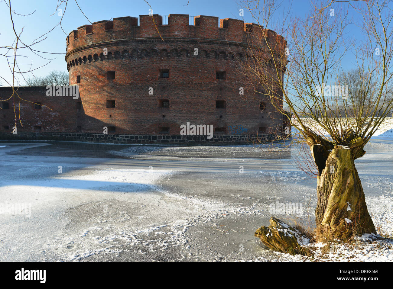 Old military fortification. Kaliningrad Stock Photo