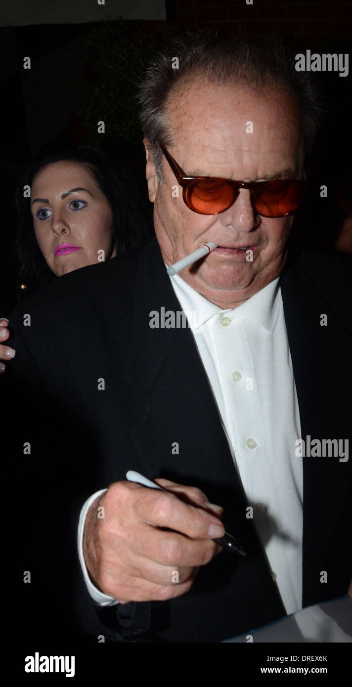 Jack Nicholson leaving Mr Chow restaurant Los Angeles, California - 02.