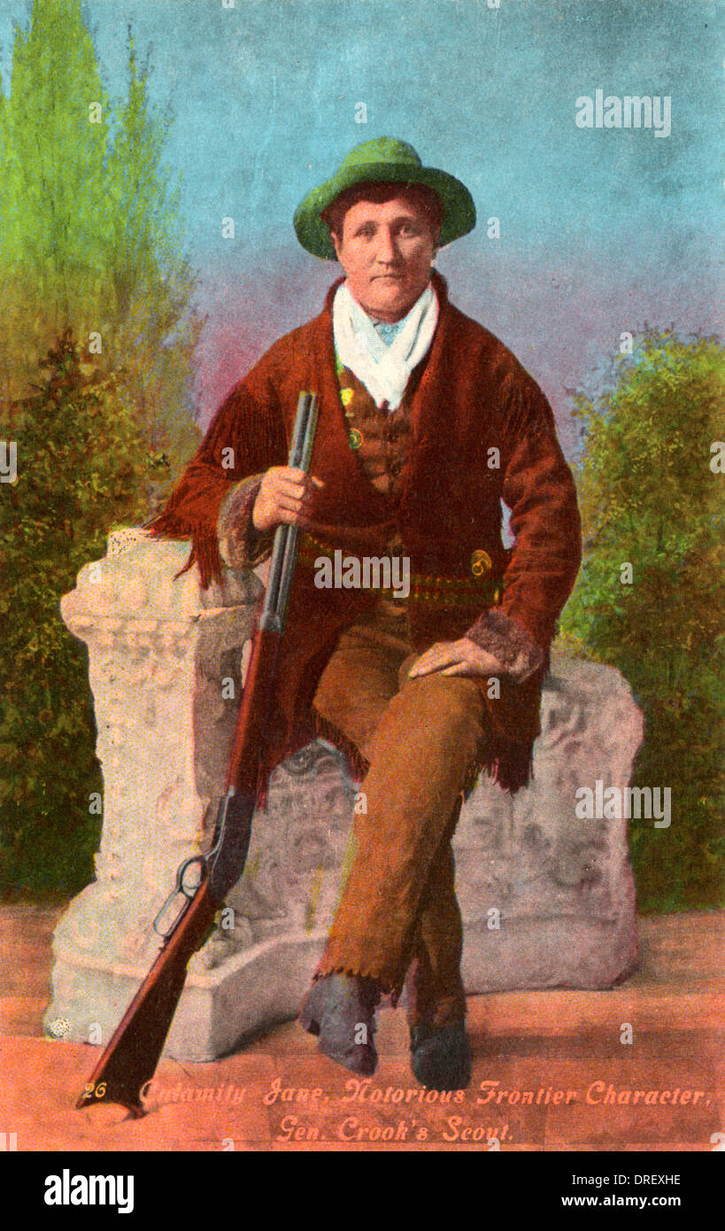Calamity Jane, notorious frontier character Stock Photo