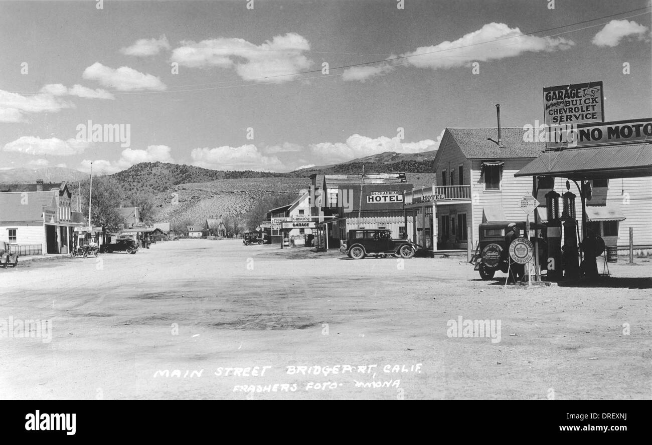Main street Bridgeport, California Stock Photo Alamy