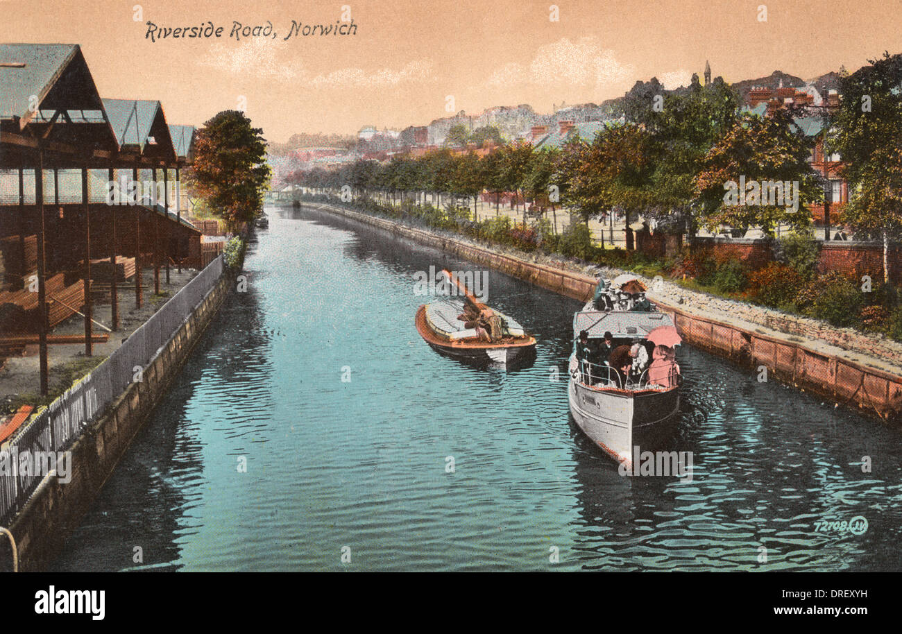 Riverside Road, Norwich, Norfolk, England Stock Photo Alamy