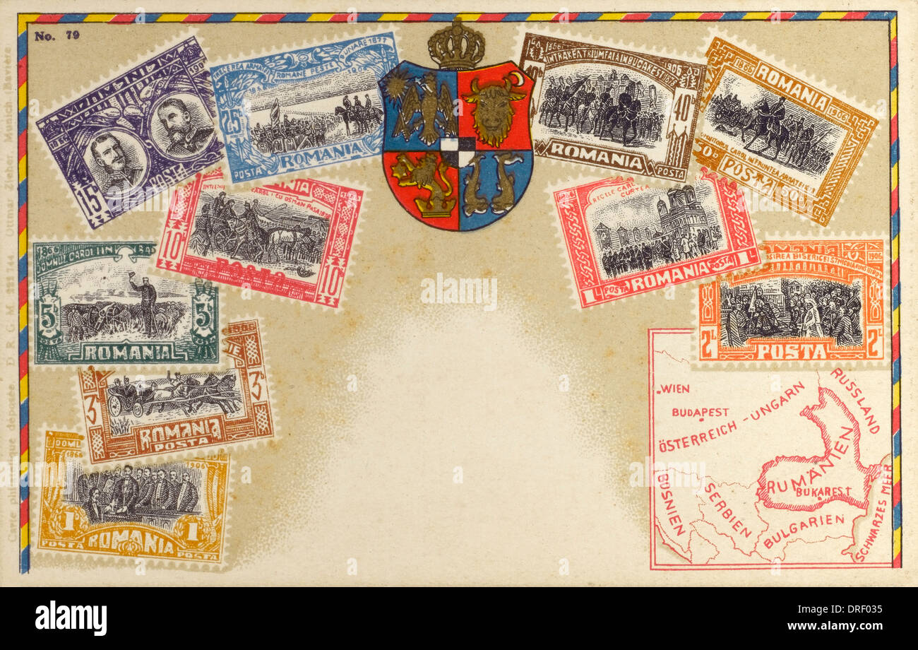 Stamps of Romania Stock Photo Alamy