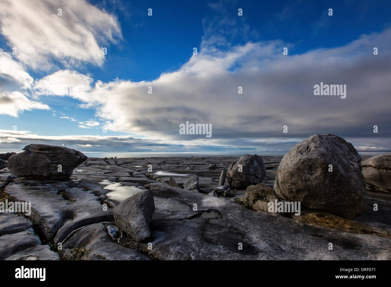 the Burren landscape near fanore county clare ireland Stock Photo