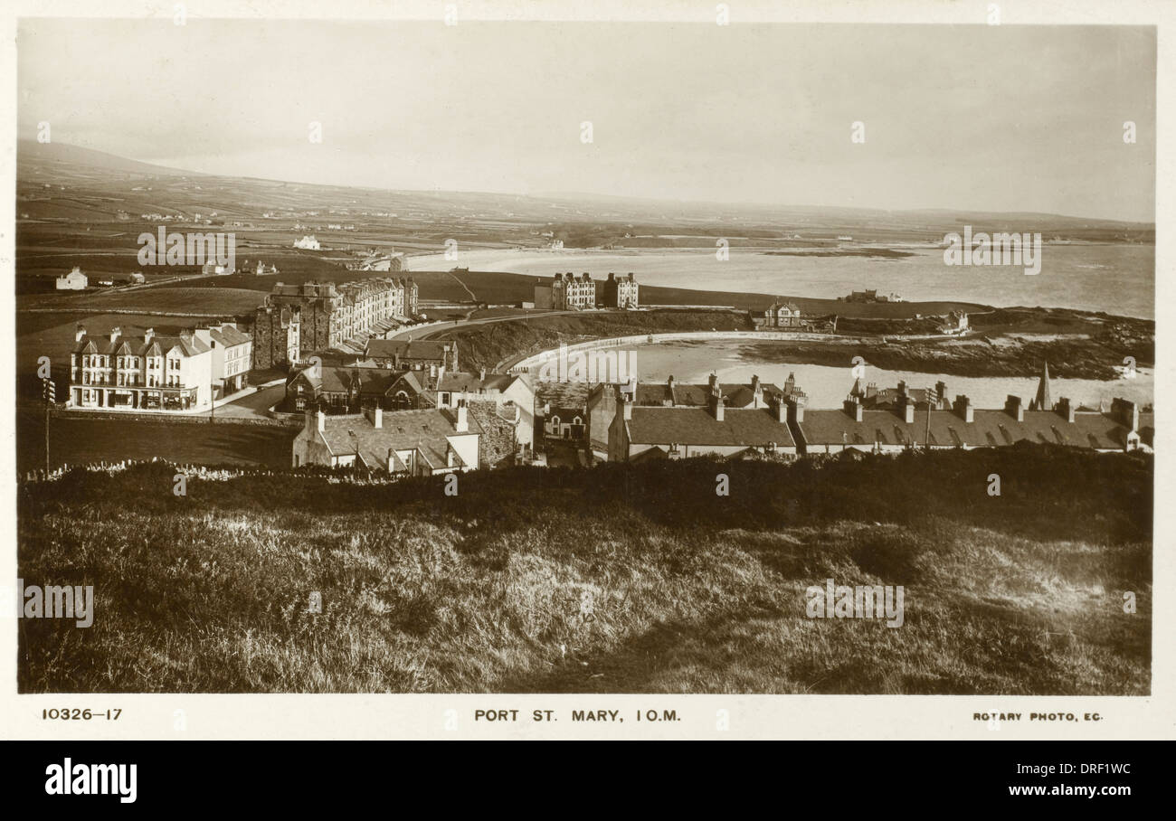 Port St. Mary, Isle of Man Stock Photo