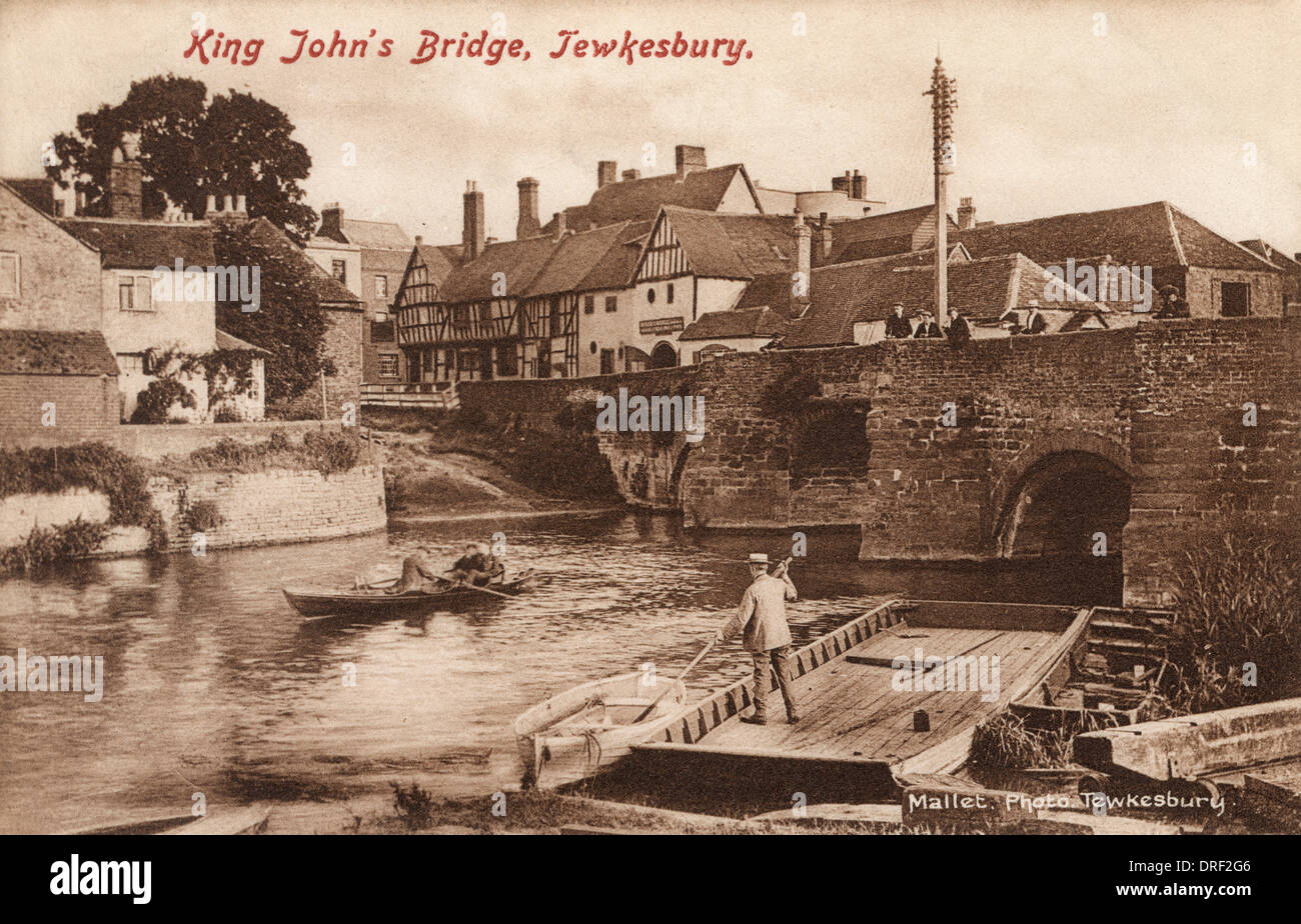 King John's Bridge, Tewkesbury Stock Photo