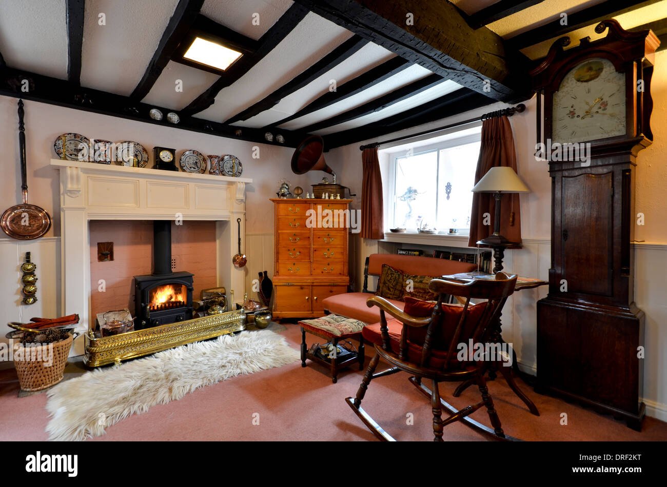 Grandfather clock in room hi-res stock photography and images - Alamy