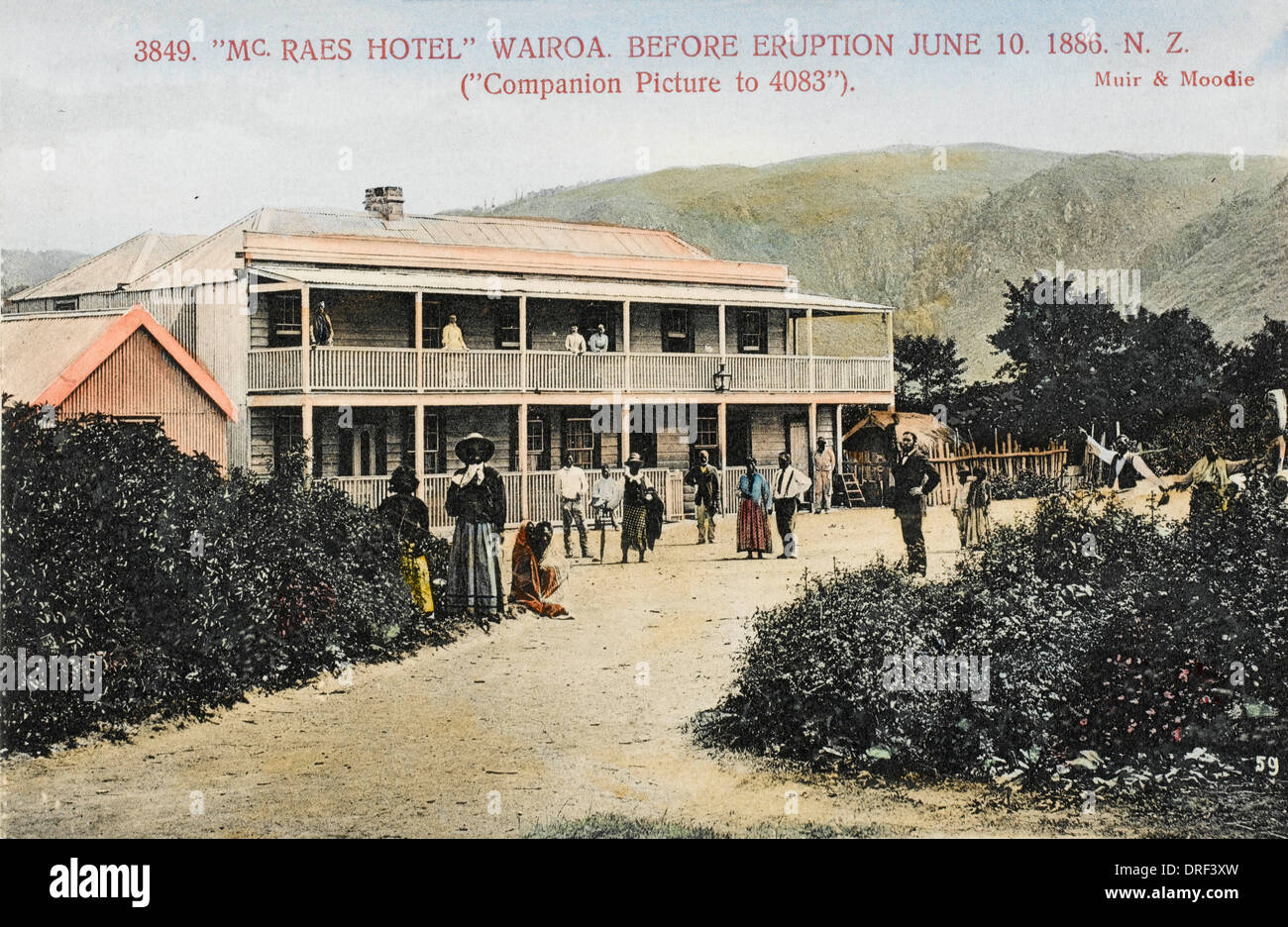 McRae's Hotel, Wairoa, New Zealand Stock Photo