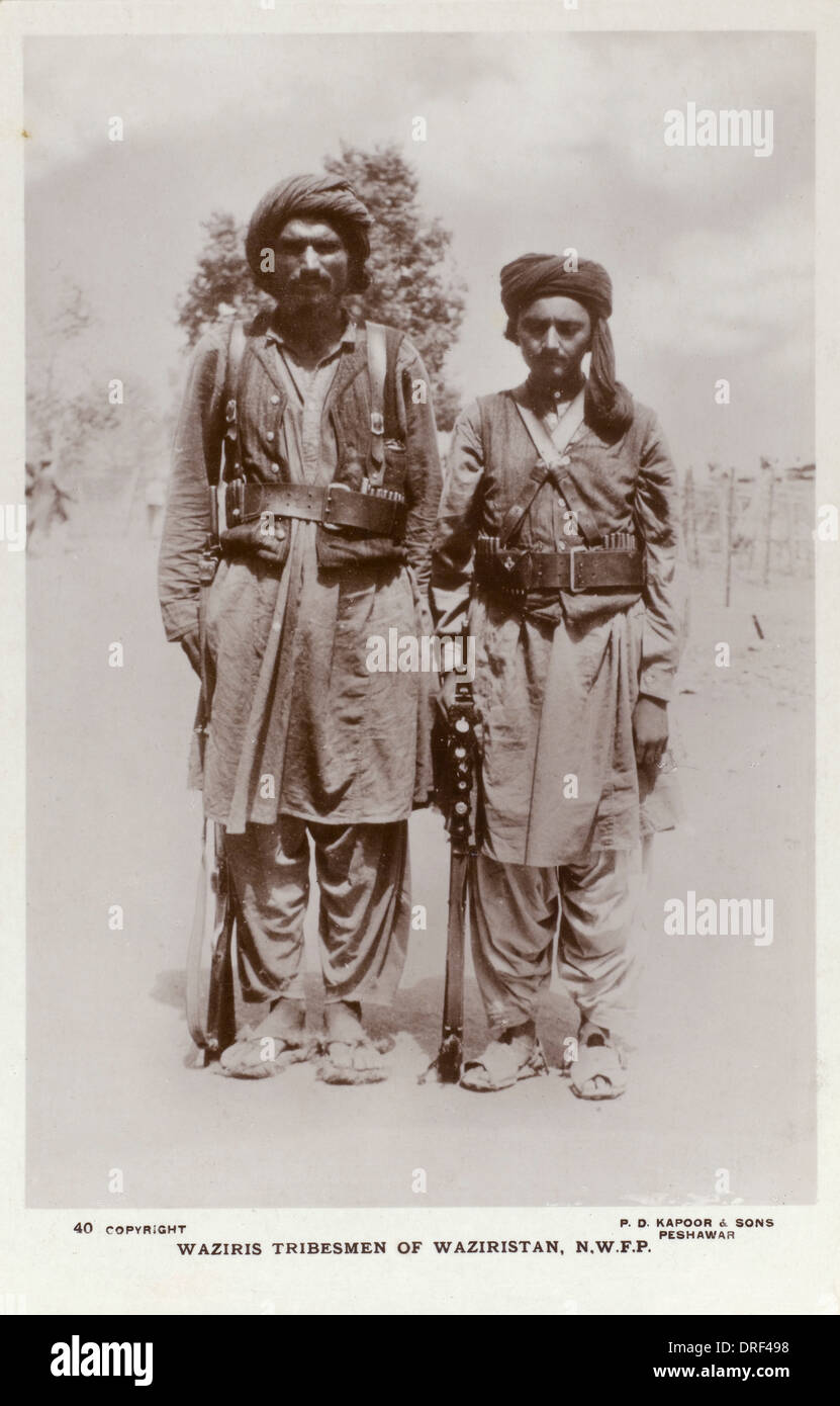 Waziris Tribesmen of Waziristan - NWFP Stock Photo