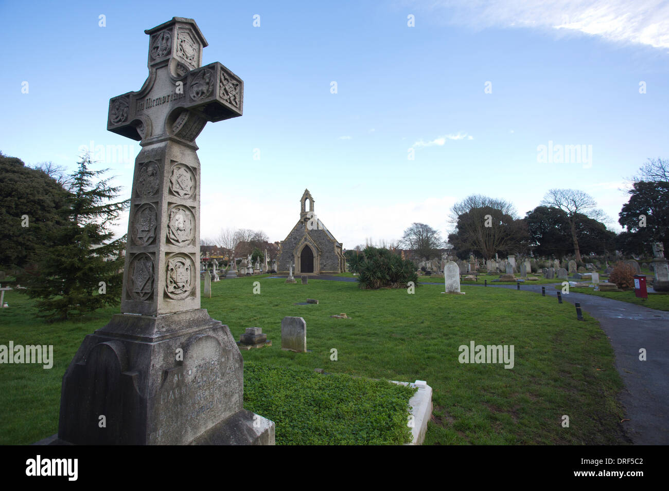Highland Road Cemetery, Southsea, near Portsmouth, Hampshire, UK site