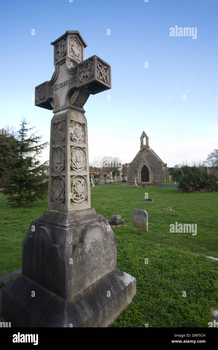 Highland Road Cemetery, Southsea, near Portsmouth, Hampshire, UK site