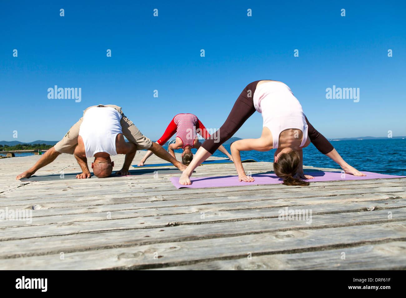 Bending body down over hi-res stock photography and images - Alamy