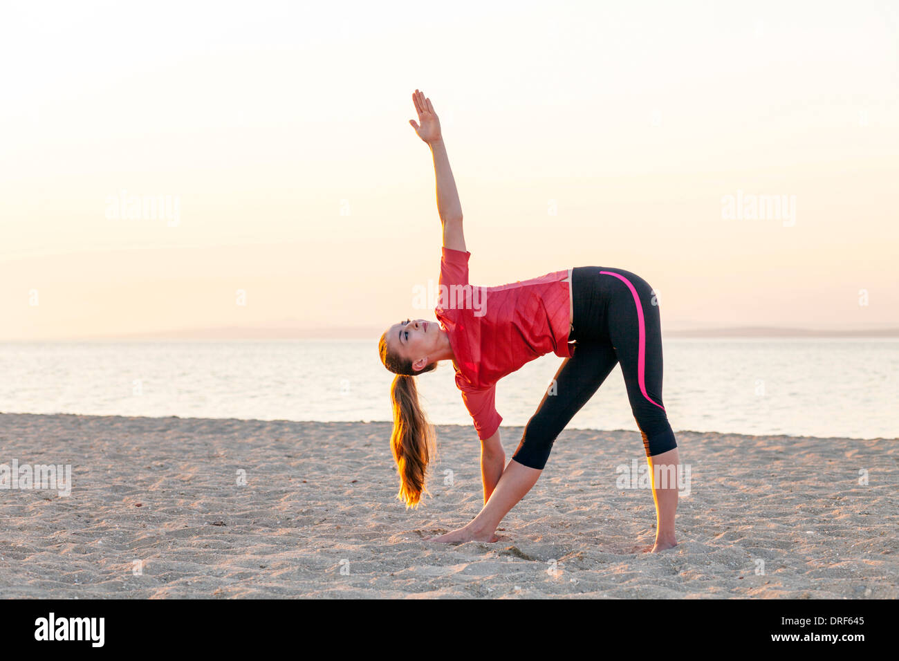Woman bending over front hi-res stock photography and images - Alamy