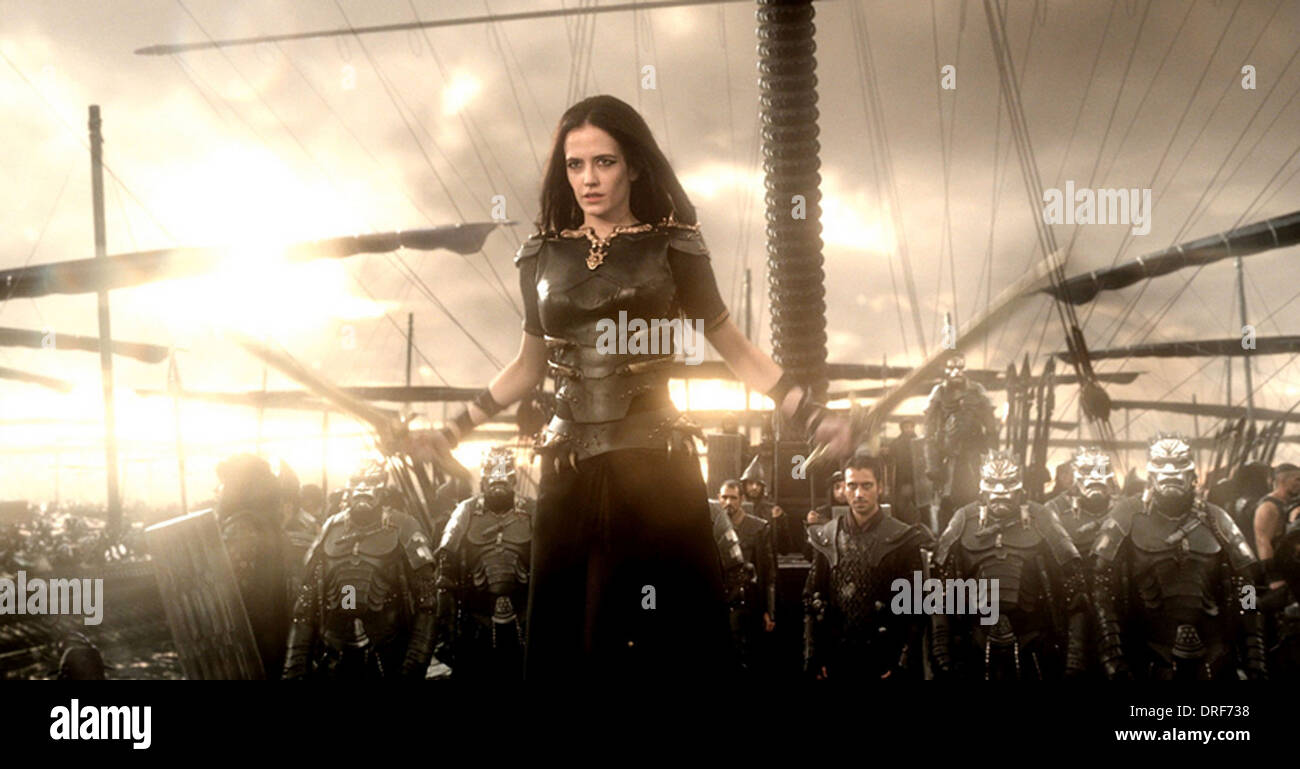 300: RISE OF AN EMPIRE 2014 Warner bros film with Eva Green Stock Photo