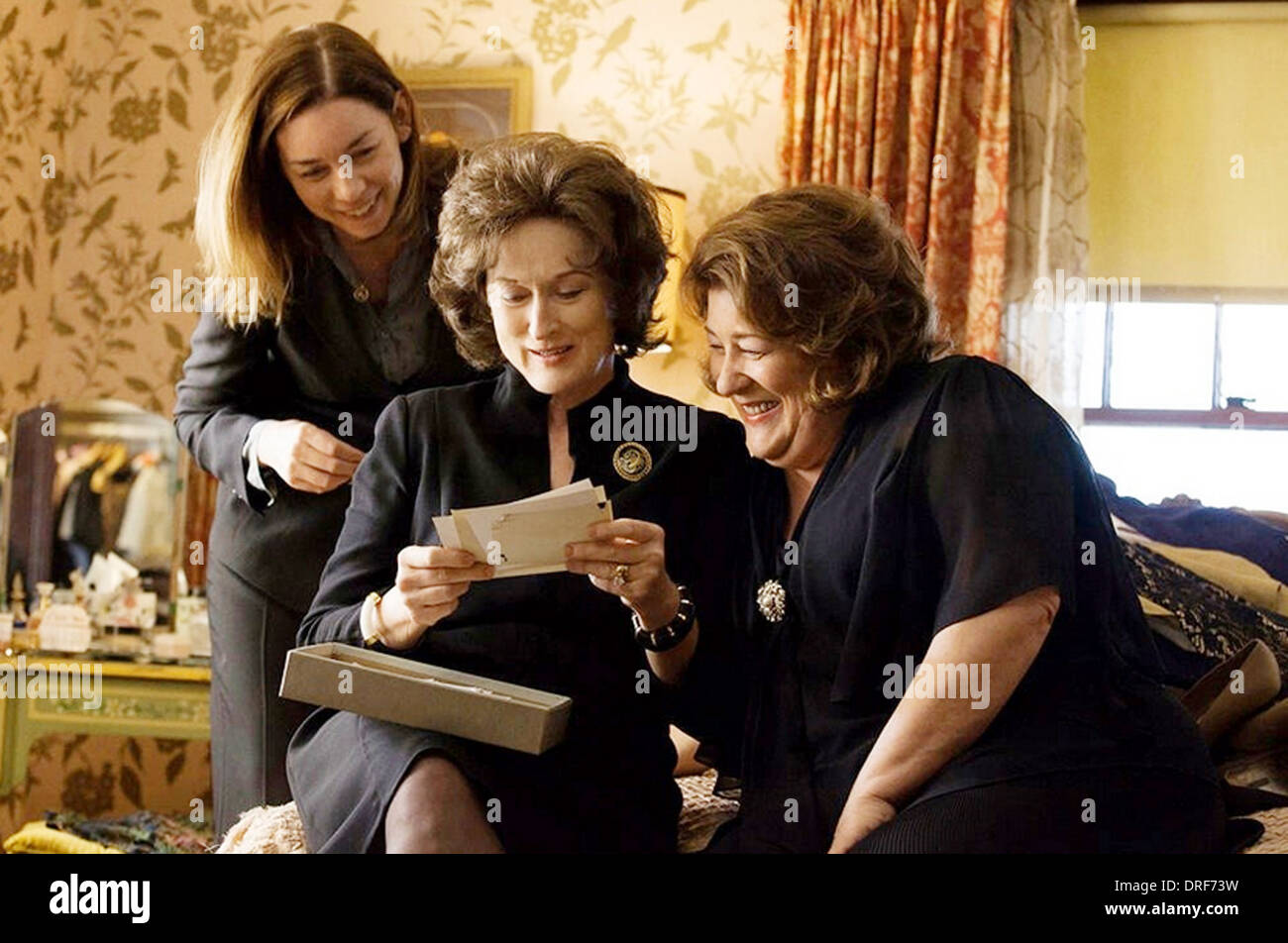 OSAGE COUNTY 2013 Weinstein Company film with from left: Julianne Nicholson, Meryl Streep and Margo Martindale Stock Photo