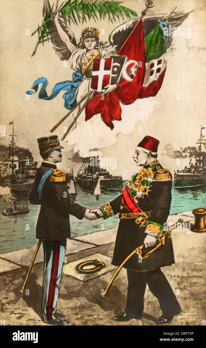 Italo-Turkish War - Peace Stock Photo
