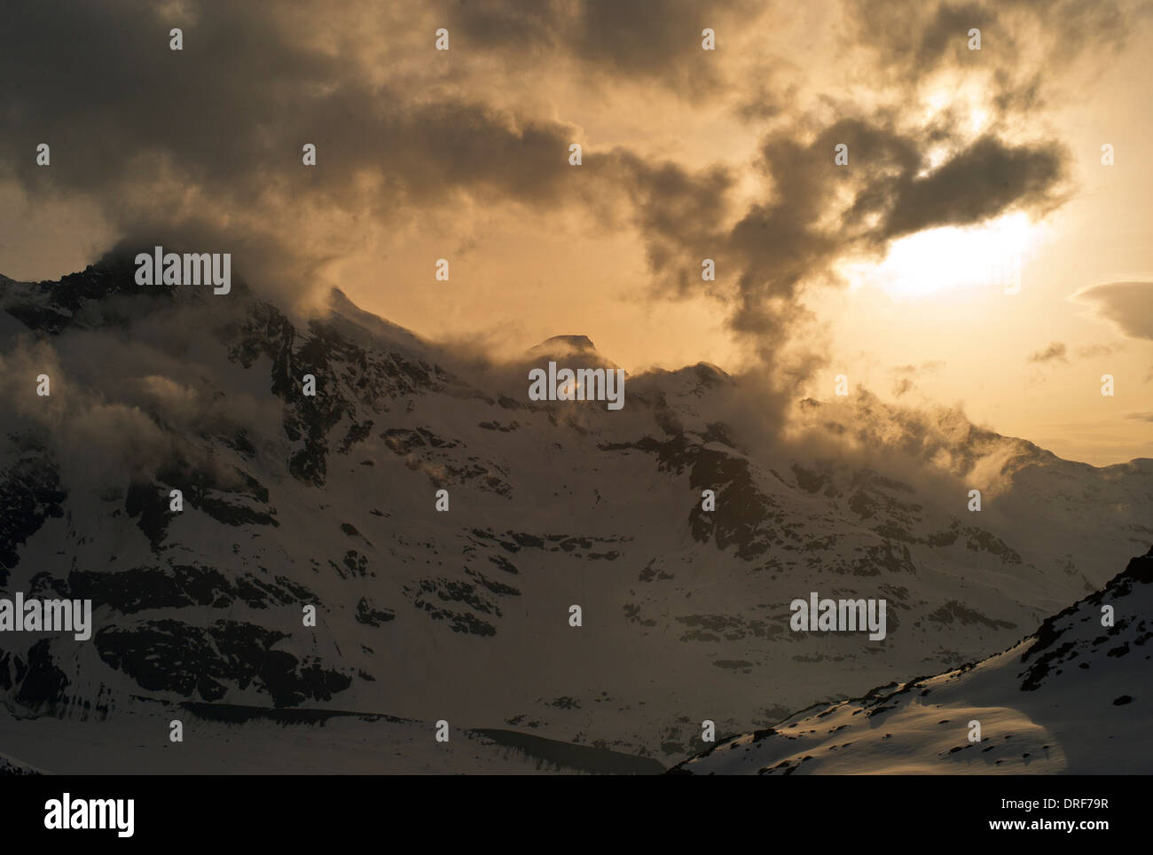 Storm clouds over mountain hi-res stock photography and images - Alamy