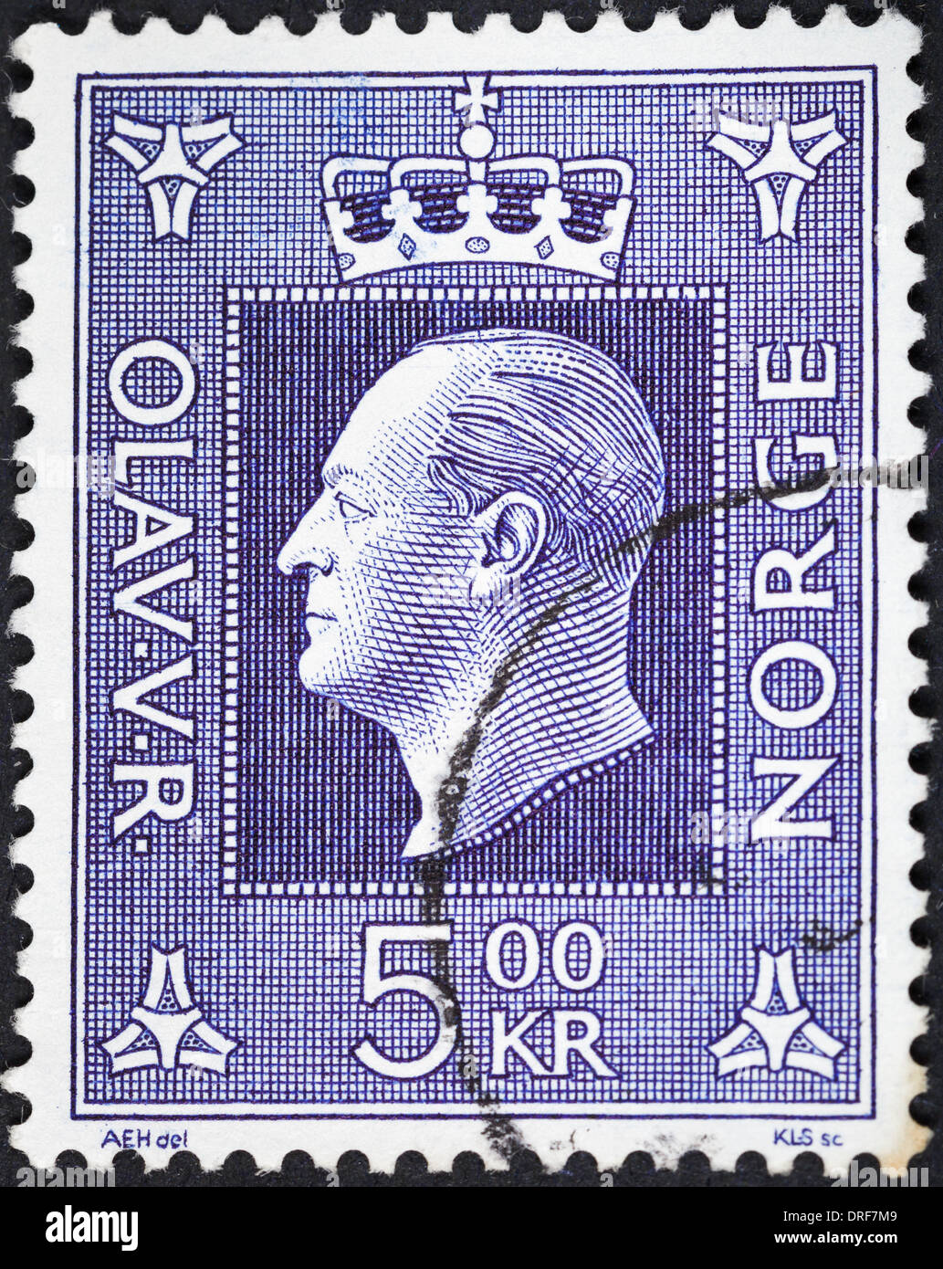 Norwegian postage stamp hi-res stock photography and images - Alamy