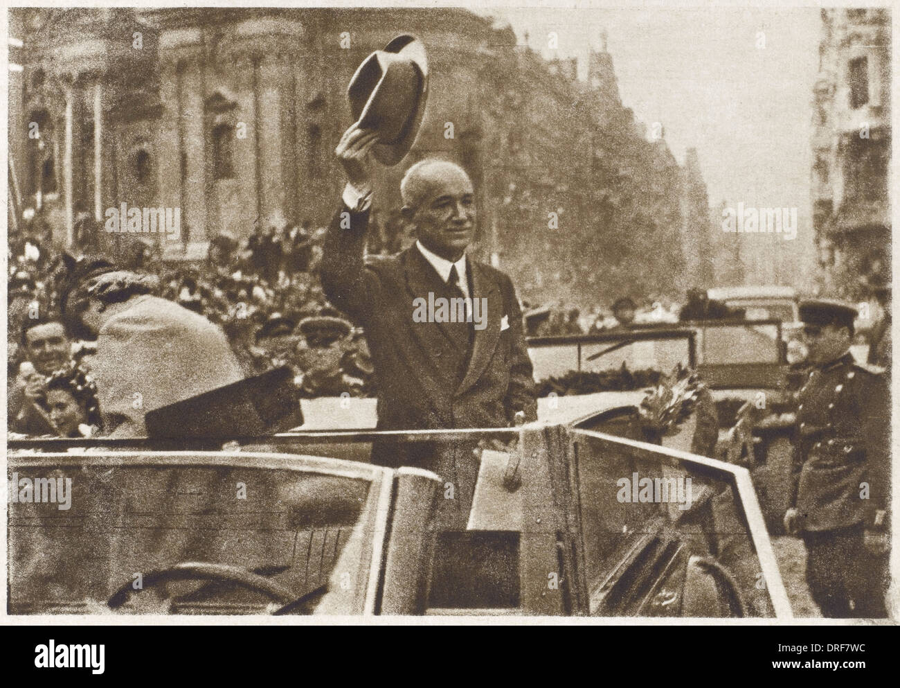President Benes - Relief of Prague (4/6) Stock Photo