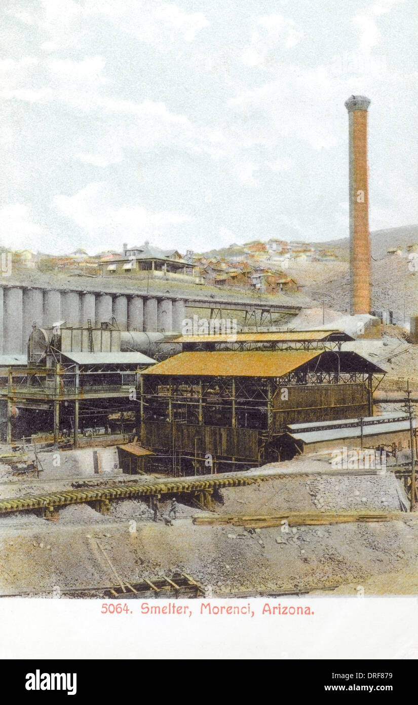 Smelter - Morenci, Arizona, USA Stock Photo