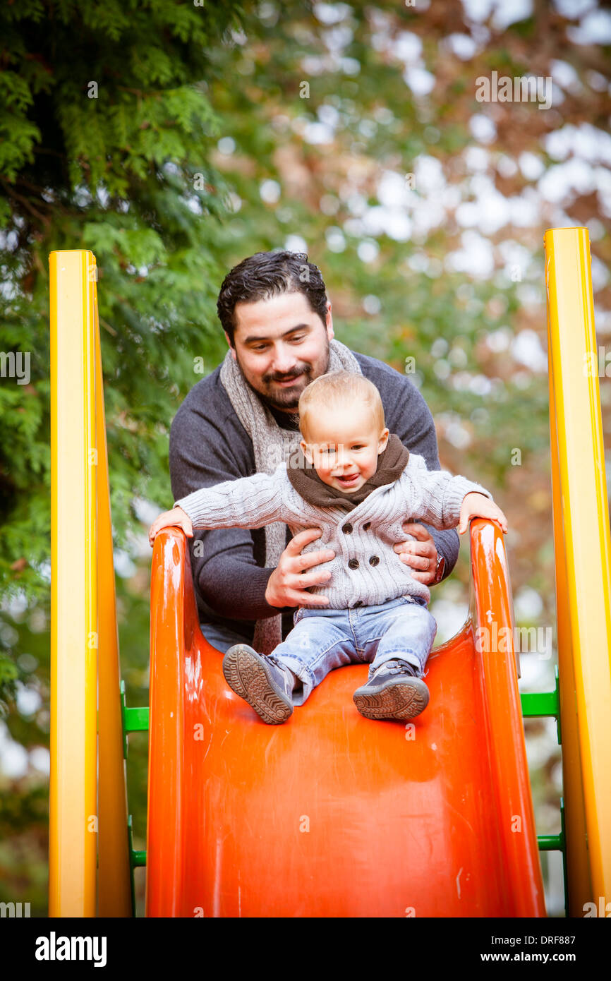 Father and son have fun hi-res stock photography and images - Alamy