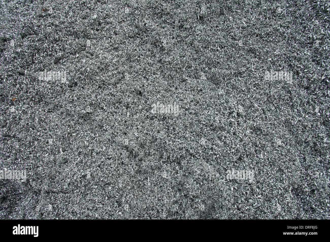 Aluminum Shreds background Stock Photo