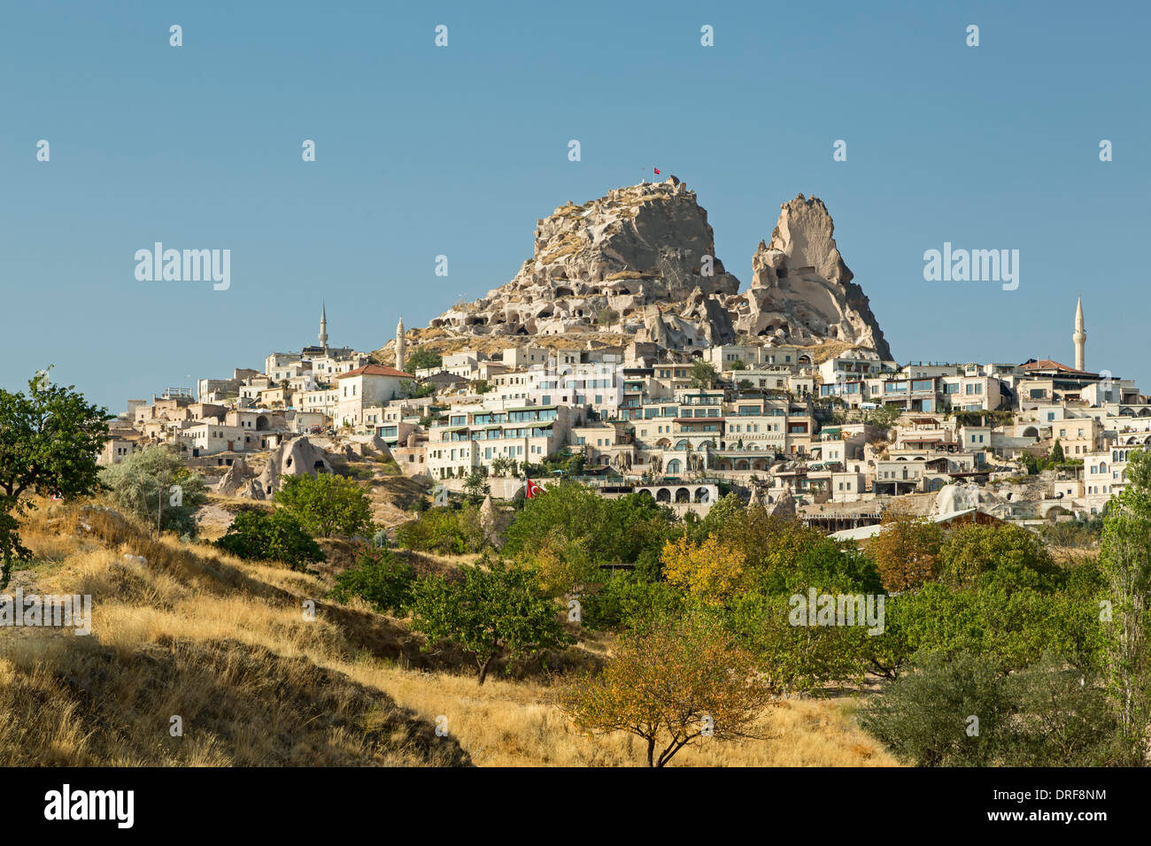 Uchisar Castle and Village, Cappadocia, Turkey Stock Photo Alamy