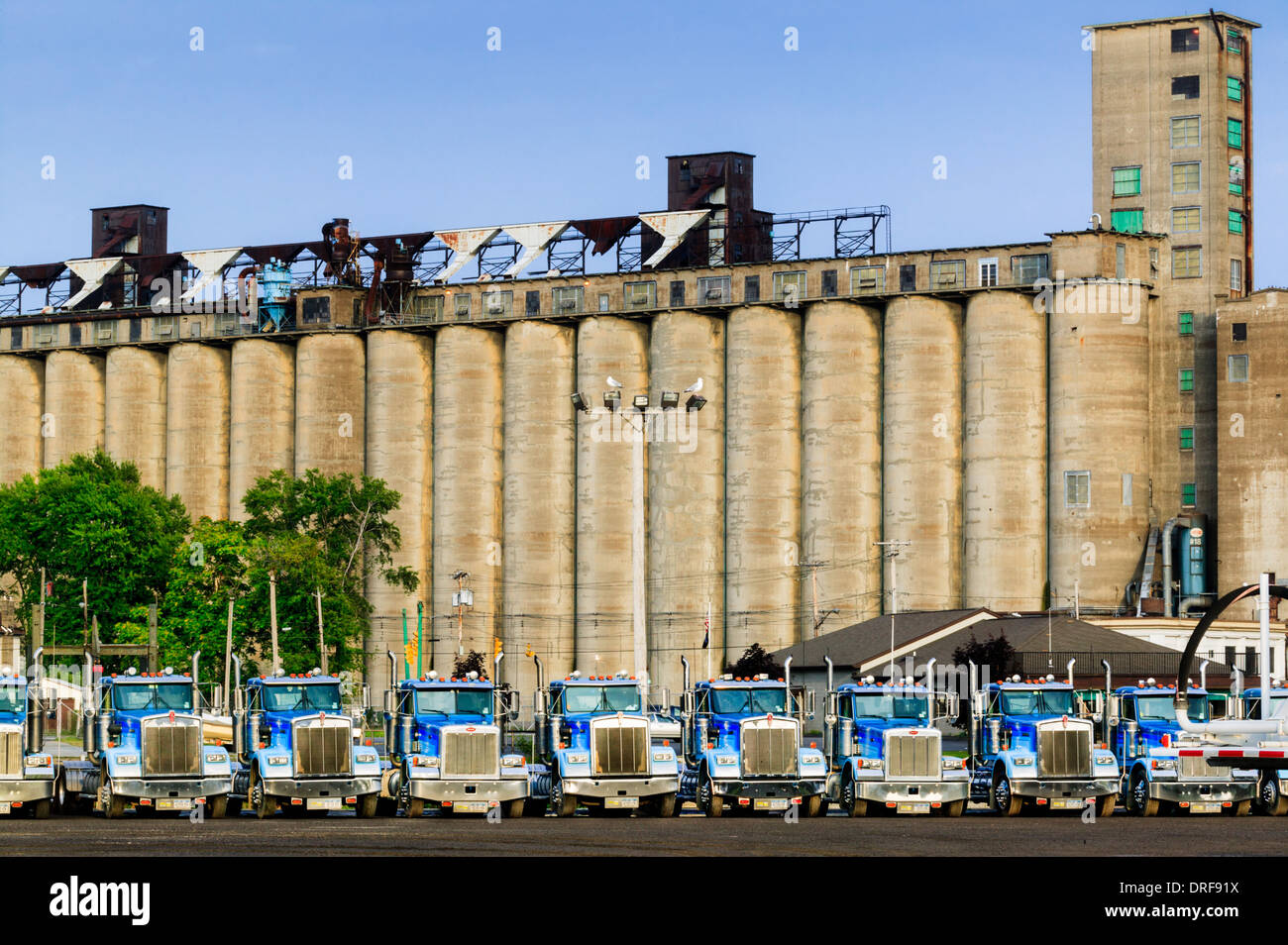 Grain elevators, invented in Buffalo, New York, inspired le Corbusier