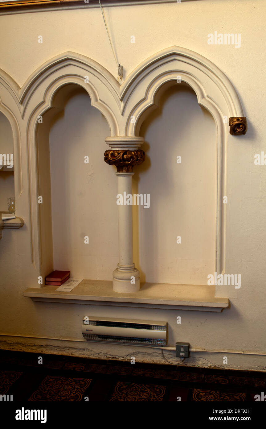 Sedilia in St. John the Baptist Church, Markyate, Hertfordshire