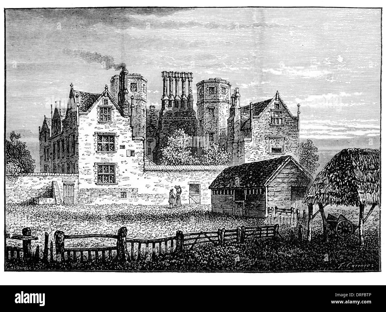 Eastbury Manor, Tudor mansion house in Barking, Essex, London circa