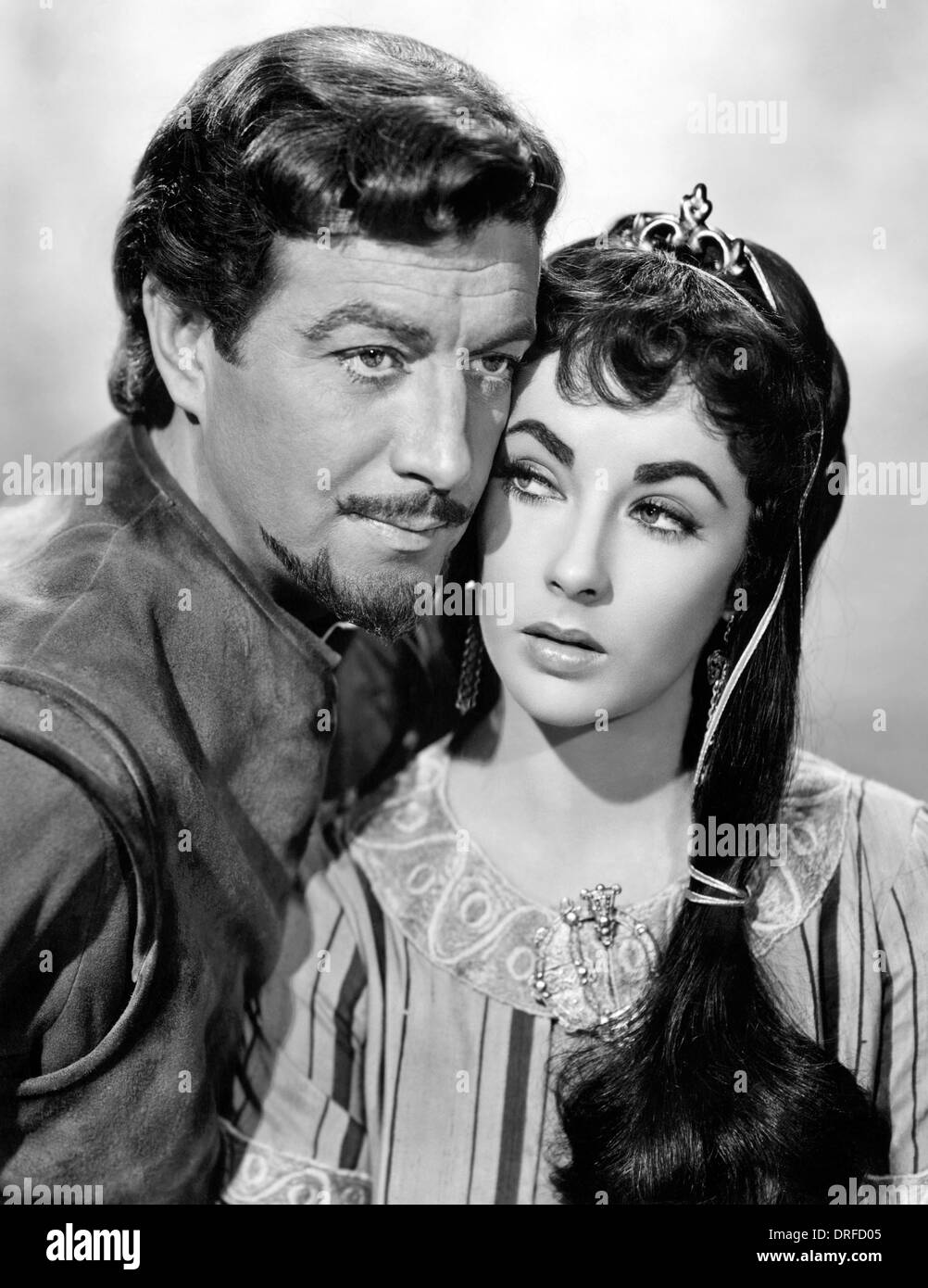 IVANHOE  1952 MGM film with Elizabeth Taylor and Robert Taylor Stock Photo