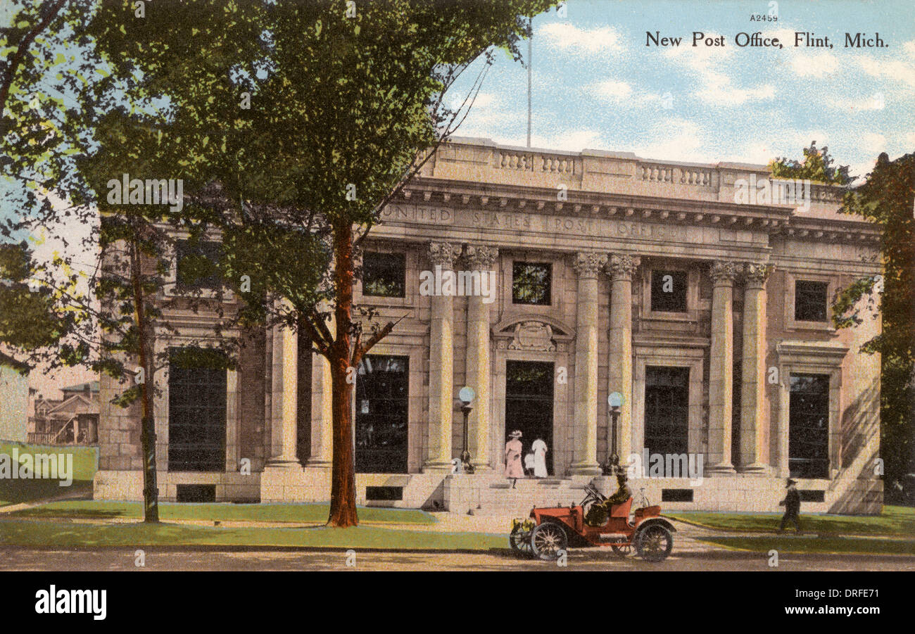 New Post Office, Flint, Michigan, USA Stock Photo