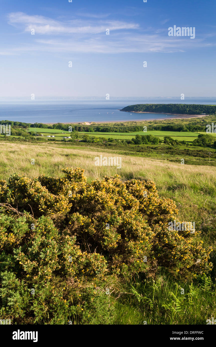 Oxwich Bay Gower Peninsula Wales UK Stock Photo