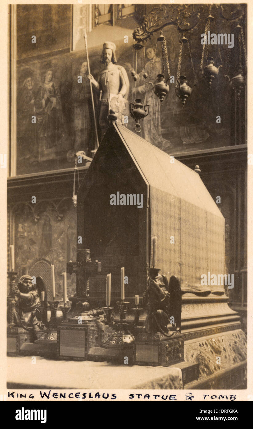 King Wenceslaus' Tomb, Prague Stock Photo Alamy